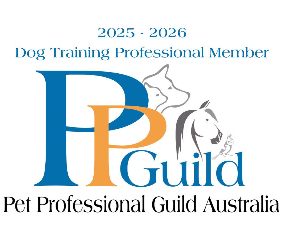 Pet Professional Guild Australia Dog Training Professional Member logo. 2025-2026 financial year